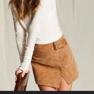 Free people suede skirt